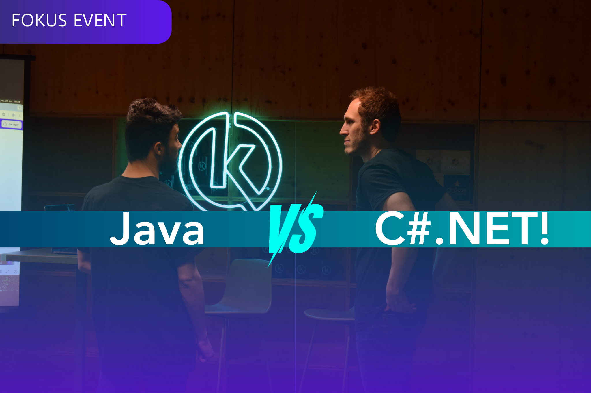 Un duel technique et passionné entre deux experts du développement logiciel, Java vs C#.NET.